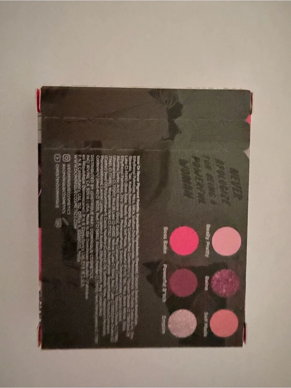 Dominique Pink Graphic Hair Accessory Card